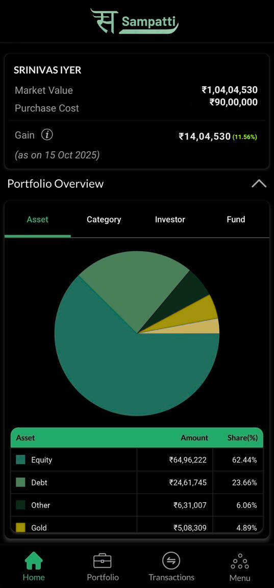 Wealth Mobile App